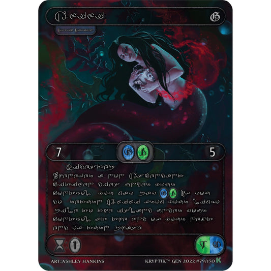 Image for Azizi (Silver Kryptik Language) (79) (KPT) - Kryptik TCG