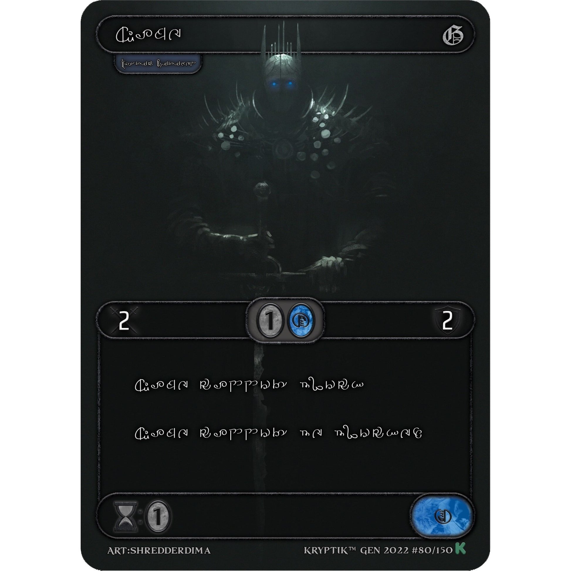 Image for Einar (Silver Kryptik Language) (80) (KPT) - Kryptik TCG