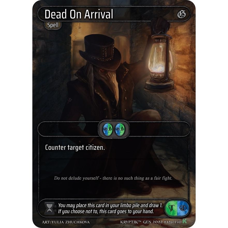 Image for Dead On Arrival (126) (KPT) - Kryptik TCG