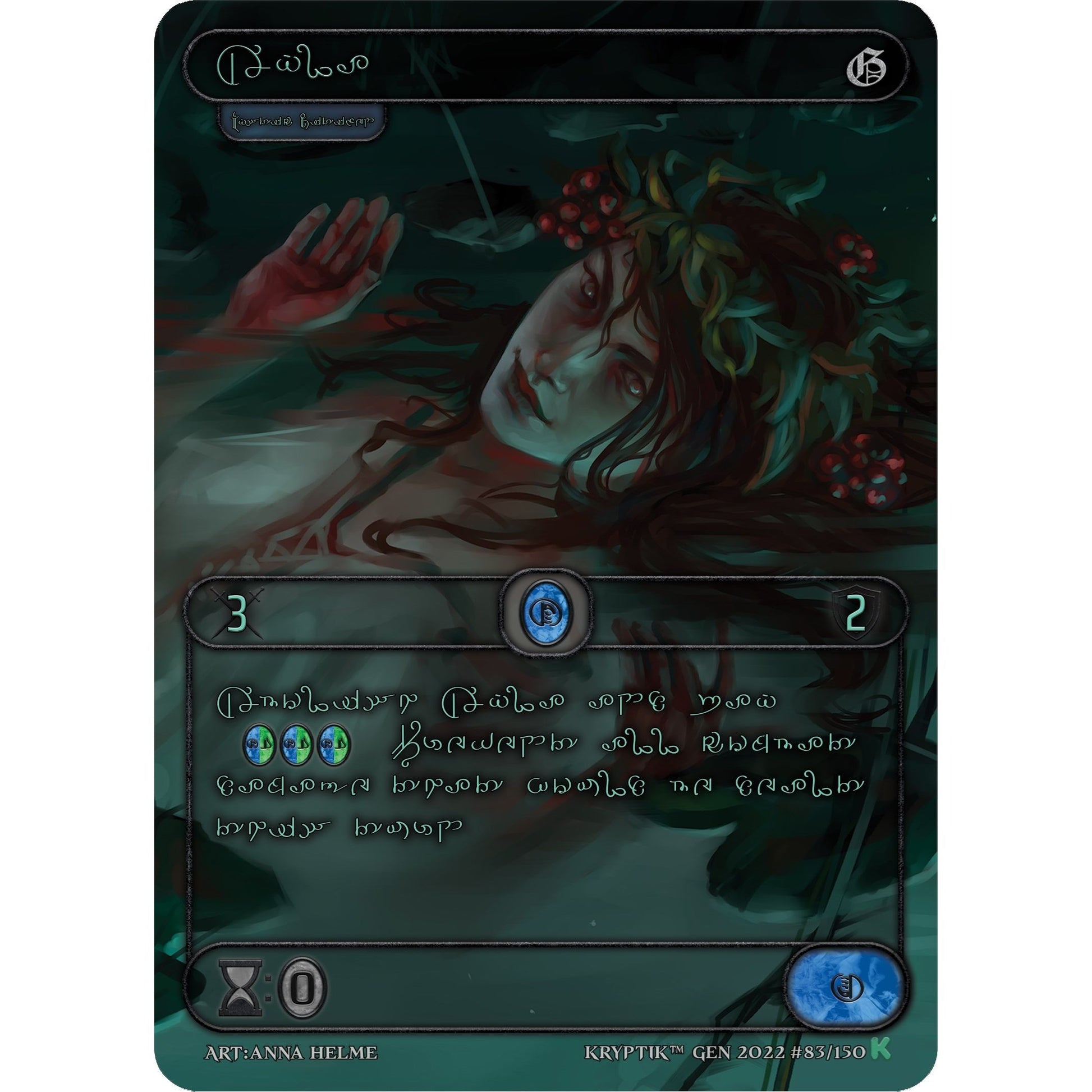 Image for Ayla (Green Kryptik Language) (83) (KPT) - Kryptik TCG