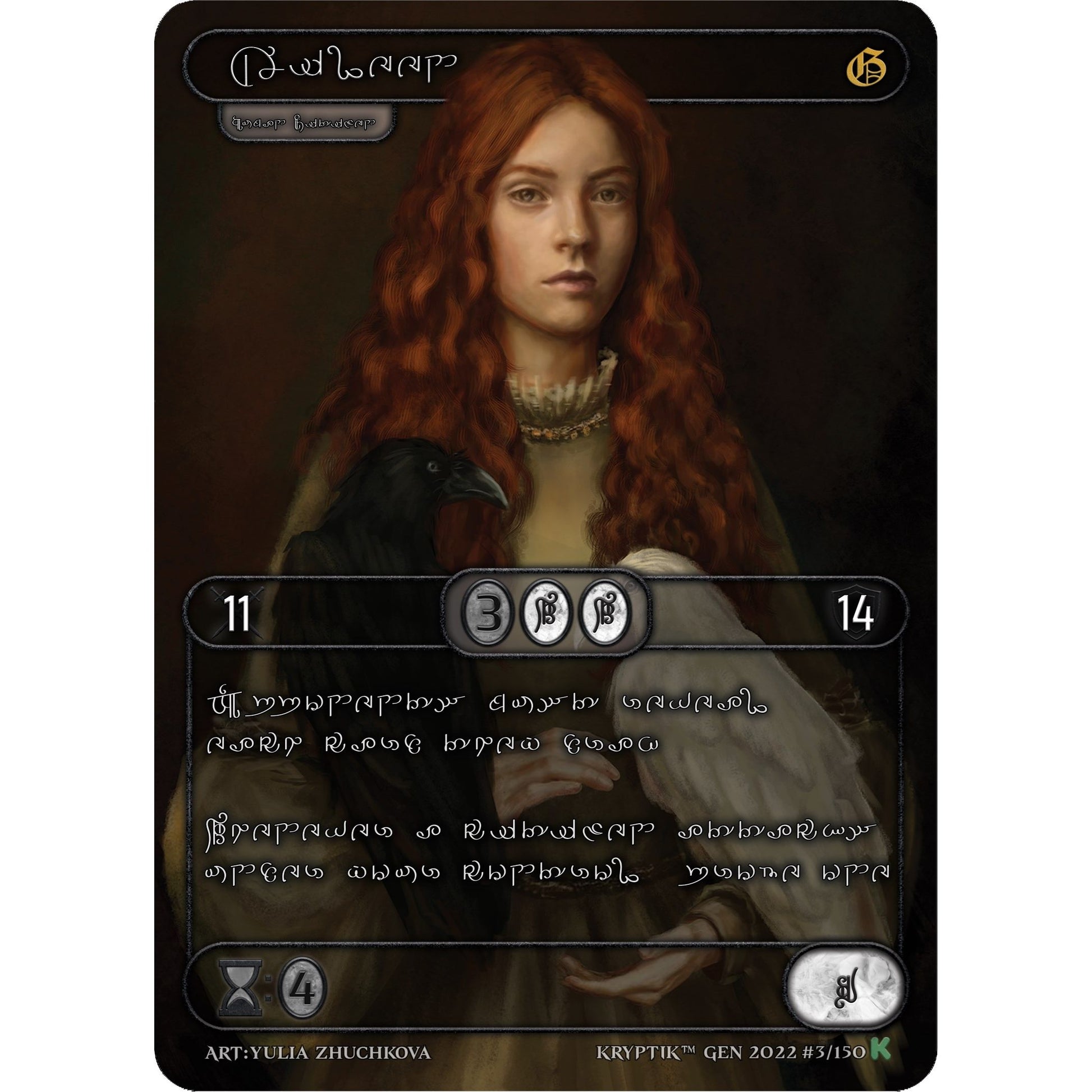 Image for Aileen (Silver Kryptik Language) (3) (KPT) - Kryptik TCG