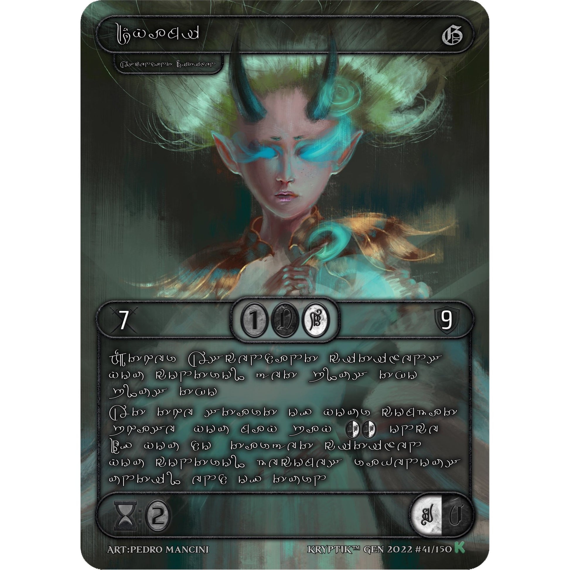 Image for Dyami (Silver Kryptik Language) (41) (KPT) - Kryptik TCG
