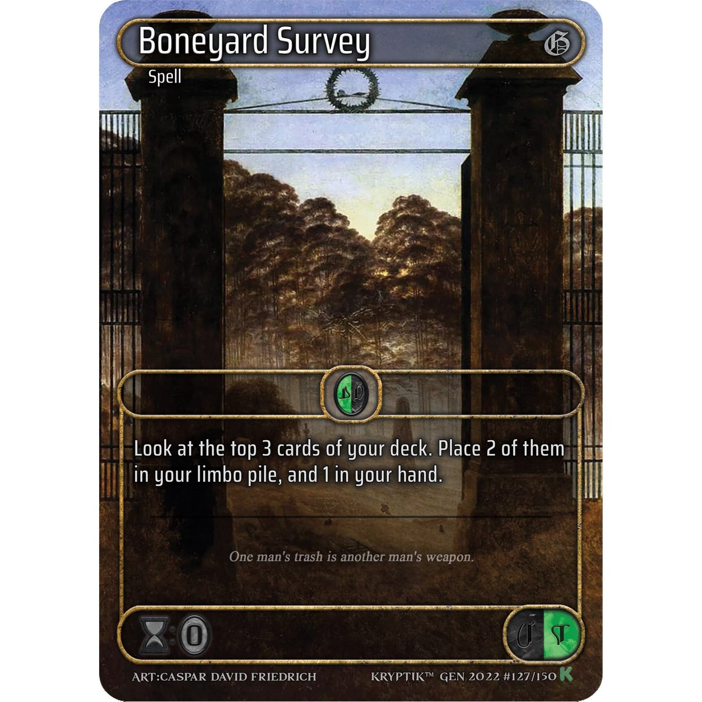 Image for Boneyard Survey (Box Topper) (127) (KPT) - Kryptik TCG