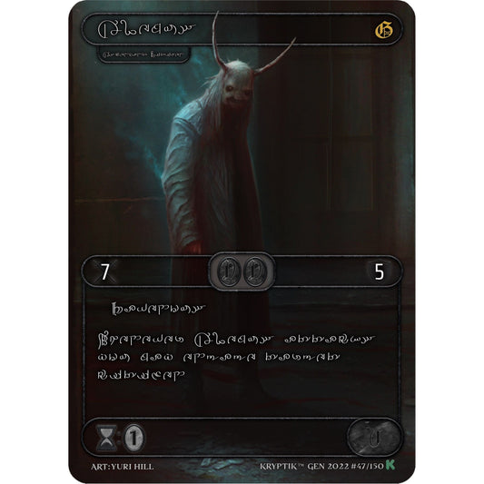 Image for Alemus (Silver Kryptik Language) (47) (KPT) - Kryptik TCG