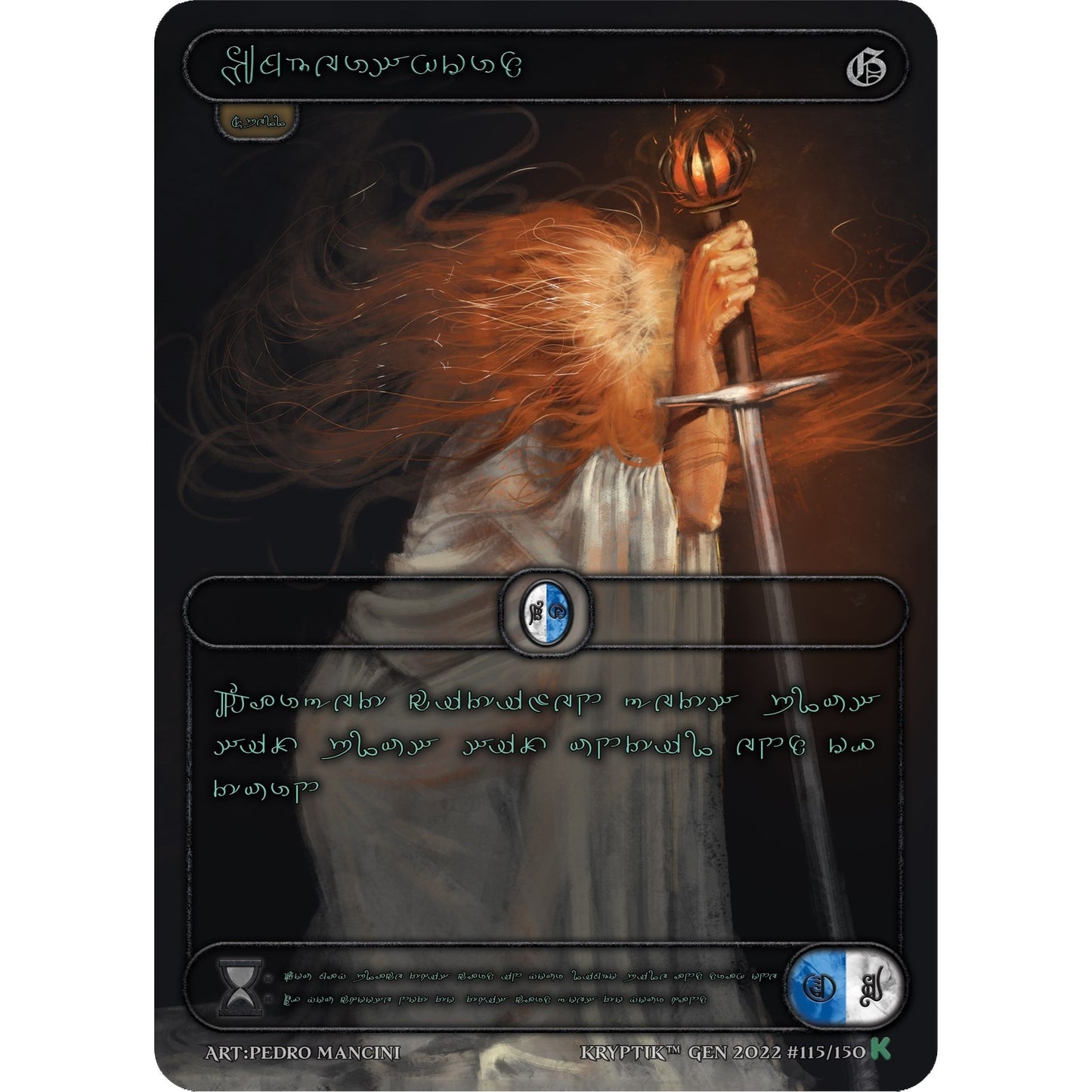 Image for Embersword (Green Kryptik Language) (115) (KPT) - Kryptik TCG