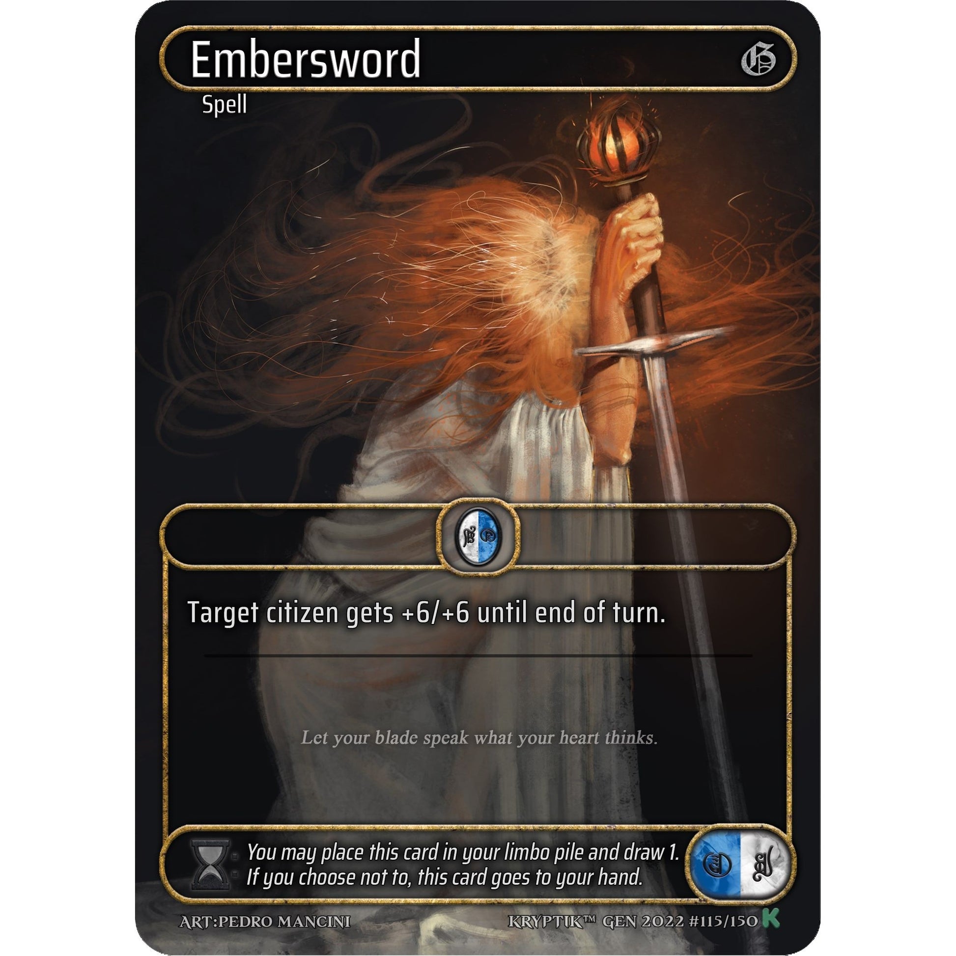 Image for Embersword (Box Topper) (115) (KPT) - Kryptik TCG