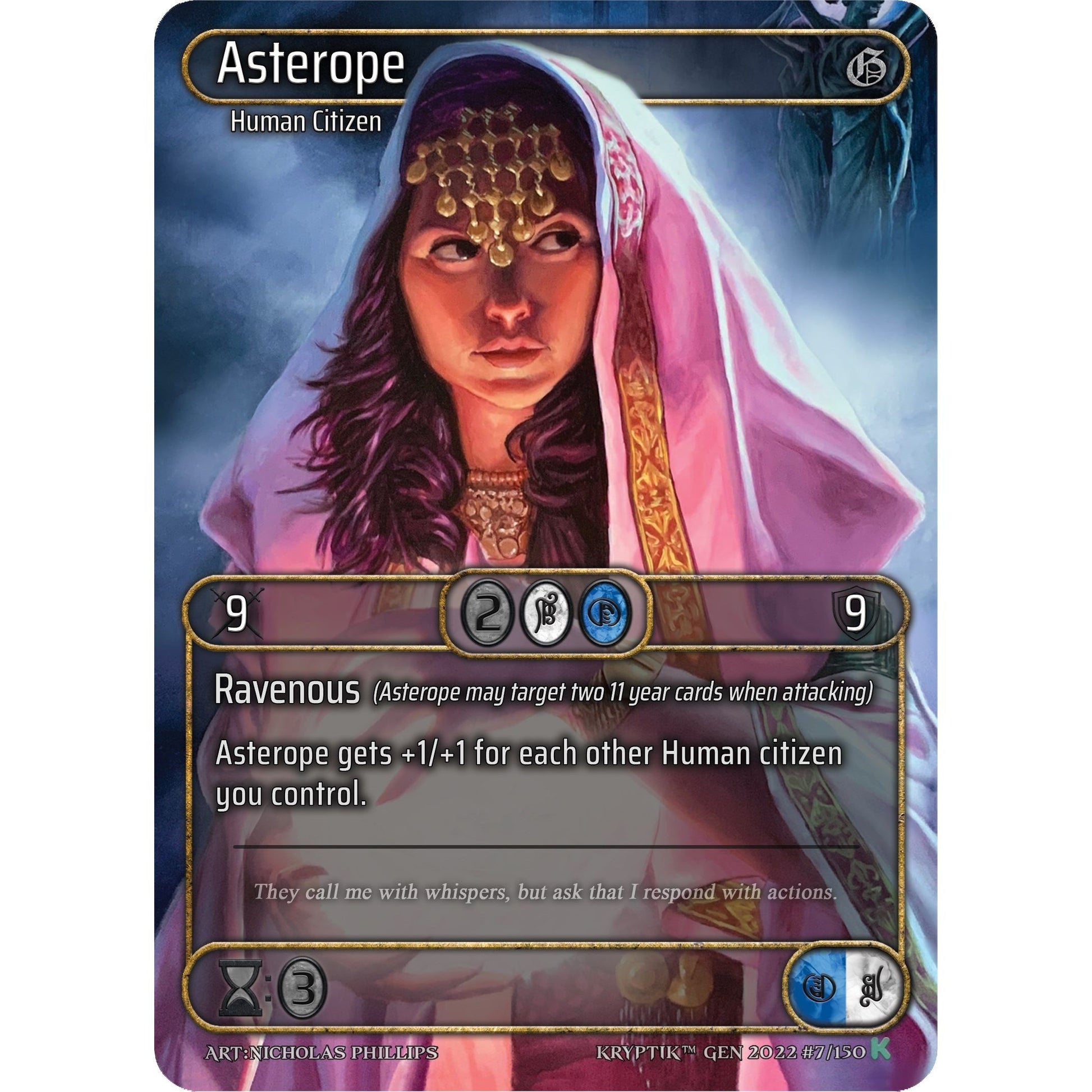 Image for Asterope (Box Topper) (7) (KPT) - Kryptik TCG