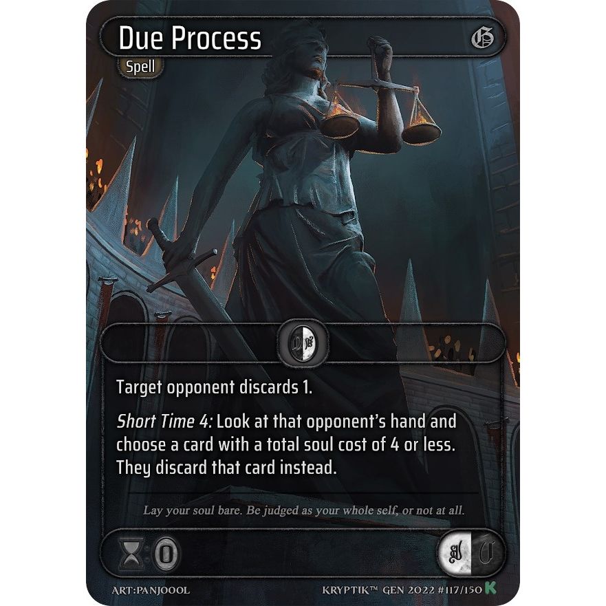 Image for Due Process (117) (KPT) - Kryptik TCG