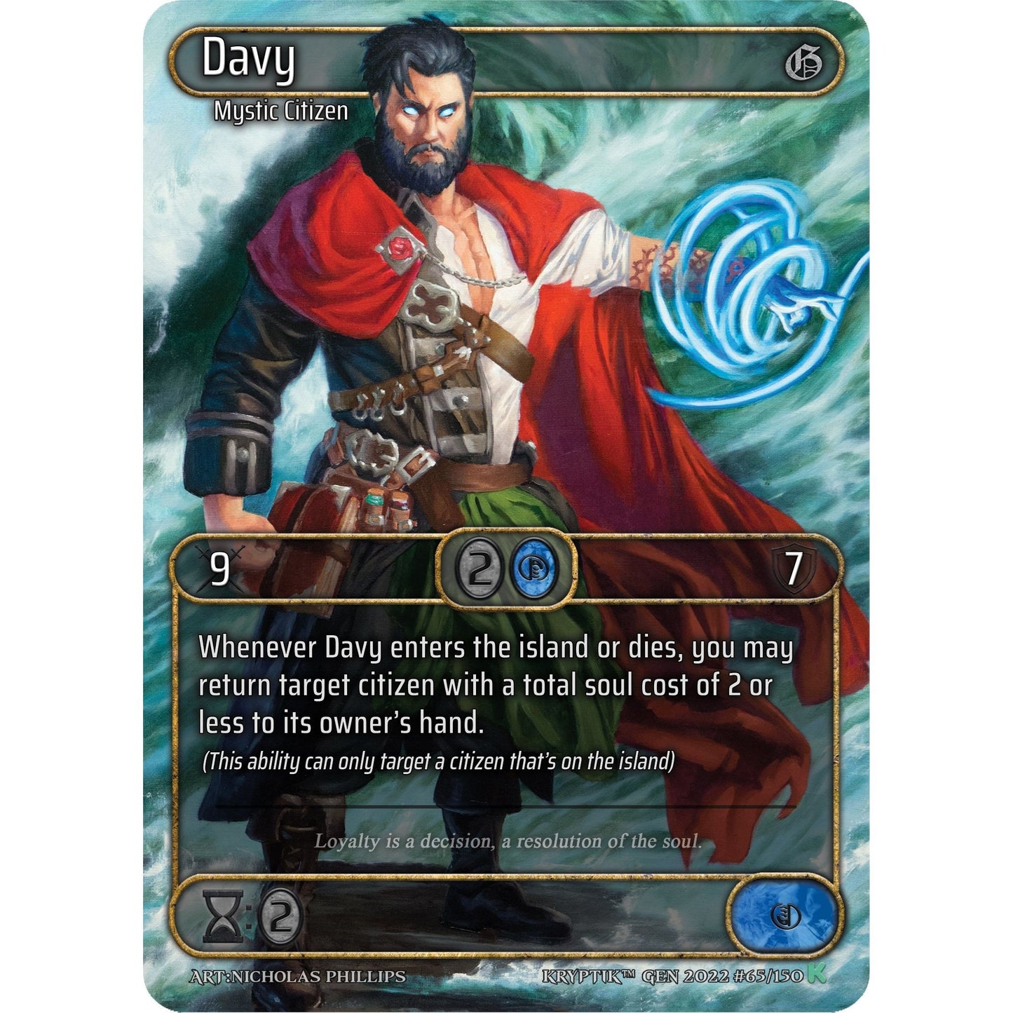 Image for Davy (Box Topper) (65) (KPT) - Kryptik TCG