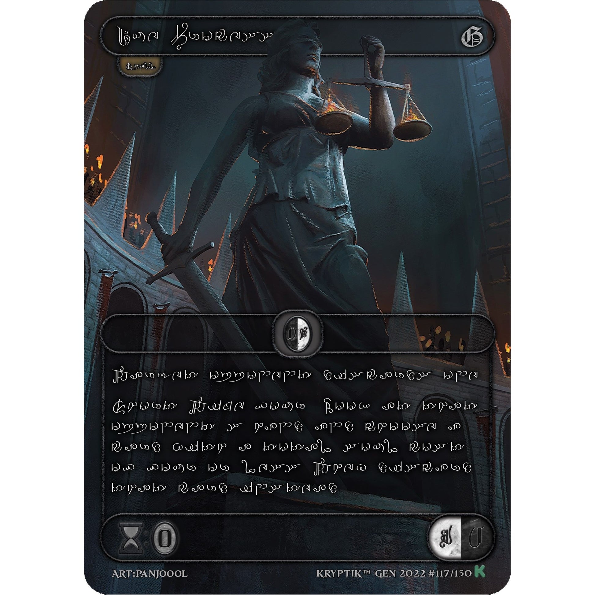 Image for Due Process (Silver Kryptik Language) (117) (KPT) - Kryptik TCG