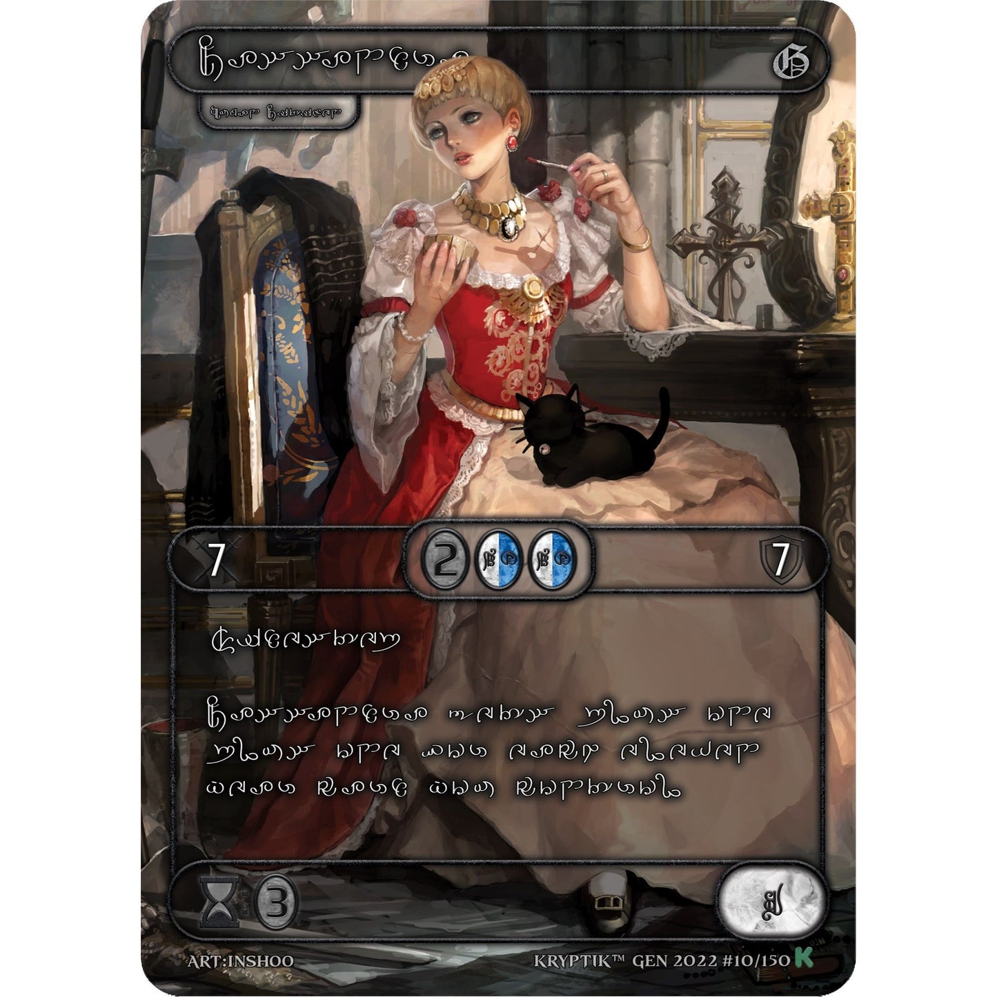Image for Cassandra (Silver Kryptik Language) (10) (KPT) - Kryptik TCG