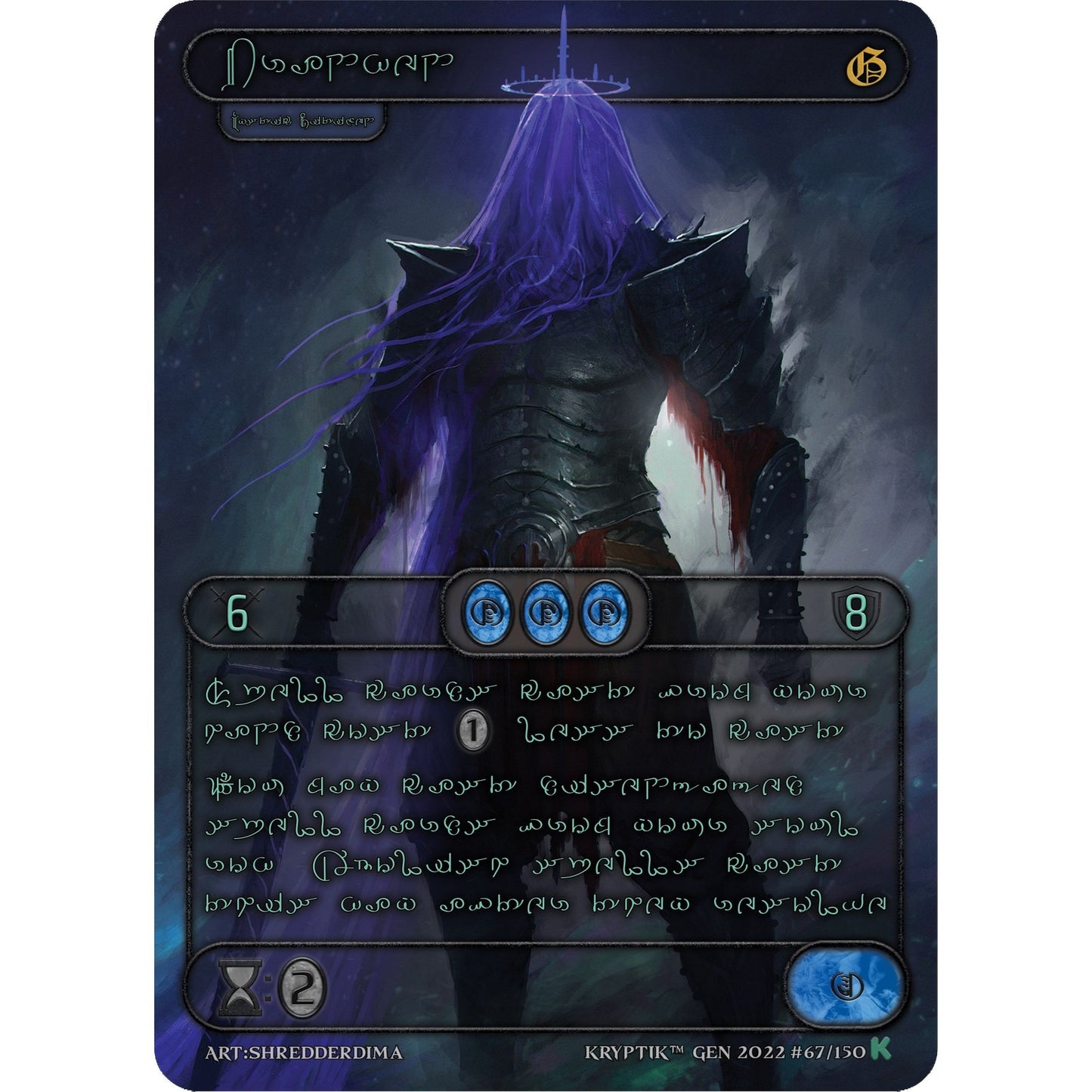 Image for Branwen (Green Kryptik Language) (67) (KPT) - Kryptik TCG