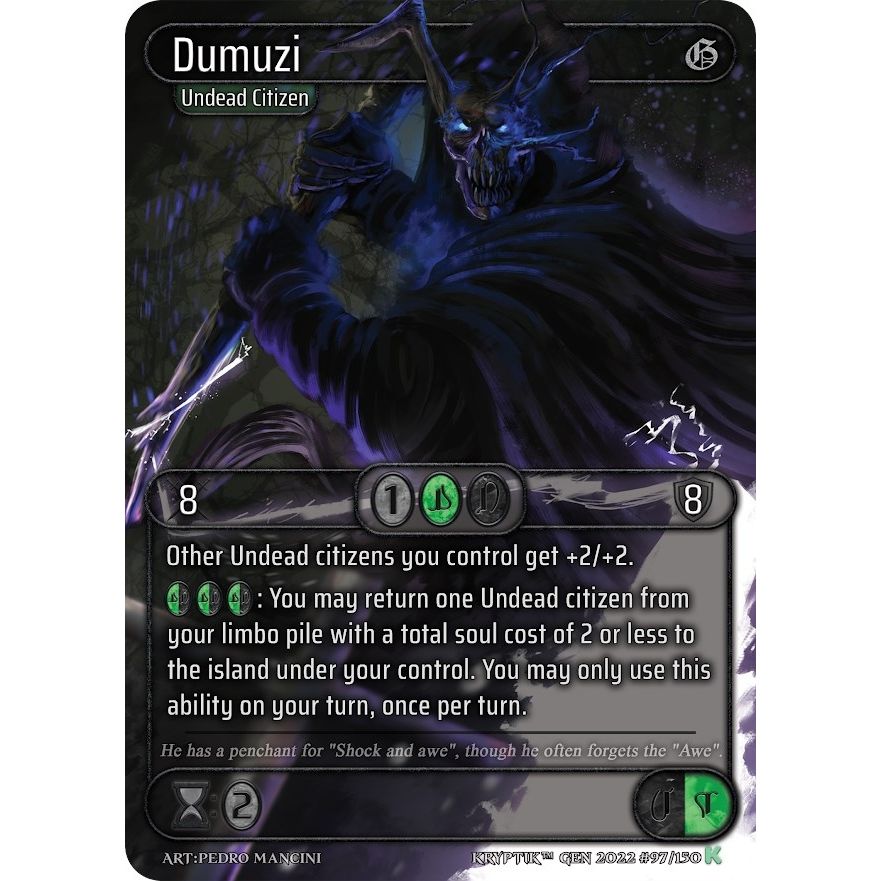 Image for Dumuzi (97) (KPT) - Kryptik TCG