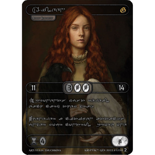 Image for Aileen (Silver Kryptik Language) (3) - Kryptik TCG
