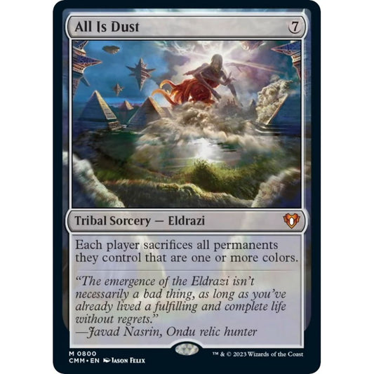 Image for All Is Dust (800) (CMM) - Magic: The Gathering
