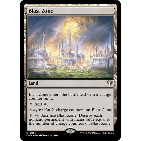 Image for Blast Zone (987) (CMM) - Magic: The Gathering