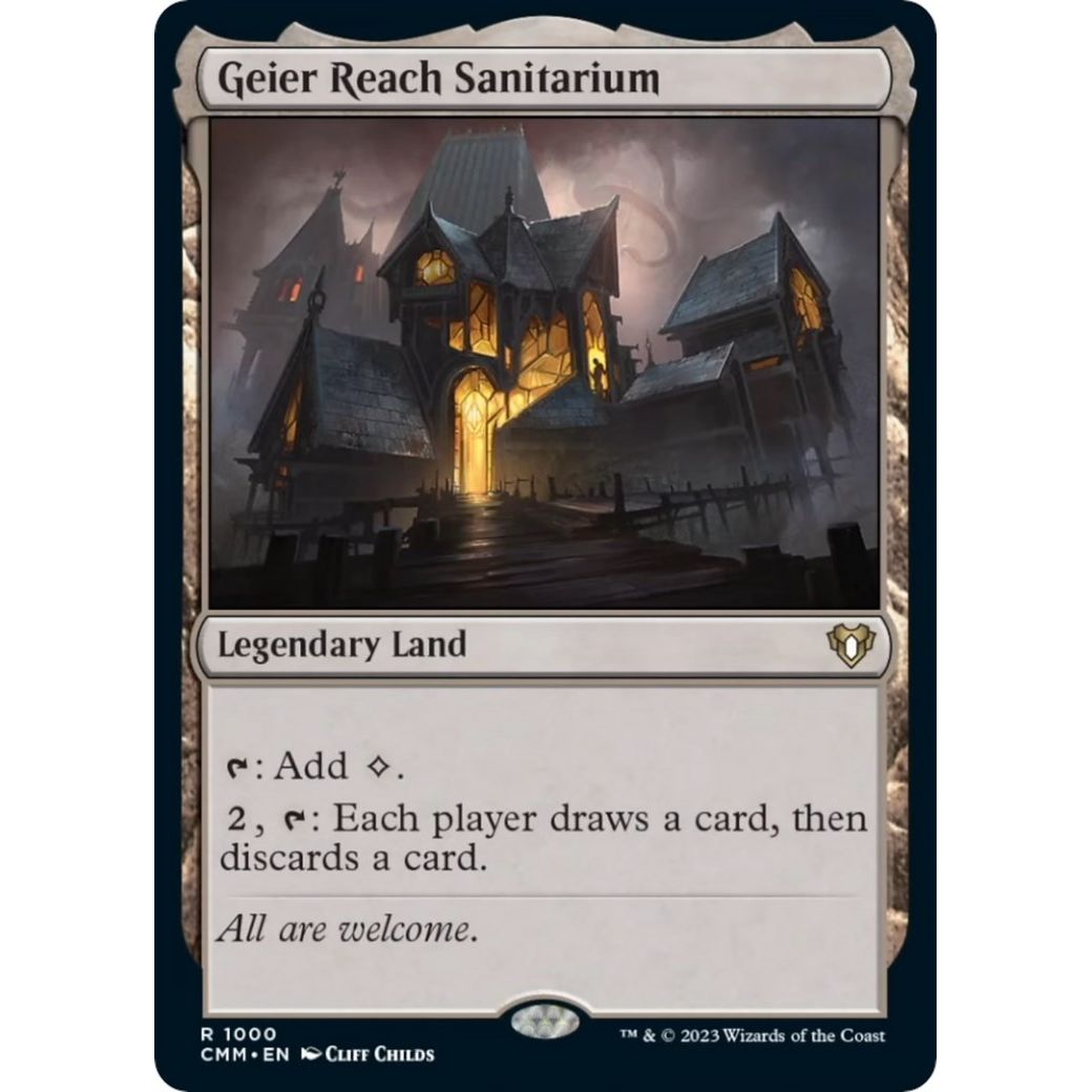 Image for Geier Reach Sanitarium (1000) (CMM) - Magic: The Gathering