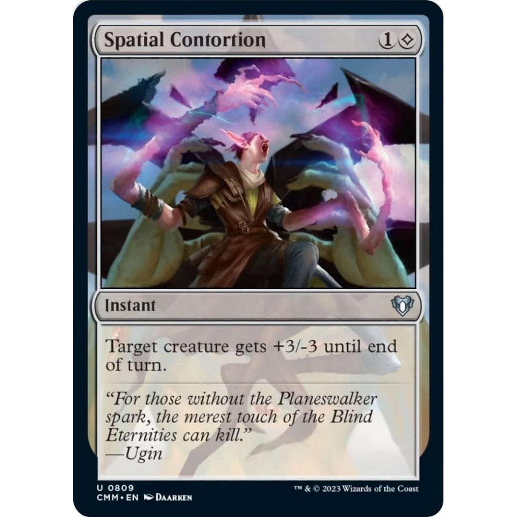 Image for Spatial Contortion (809) (CMM) - Magic: The Gathering