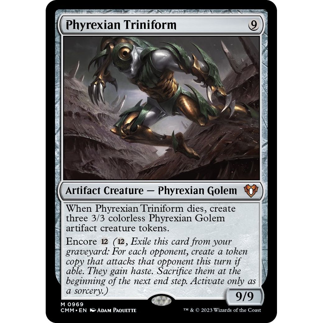 Image for Phyrexian Triniform (969) (CMM) - Magic: The Gathering
