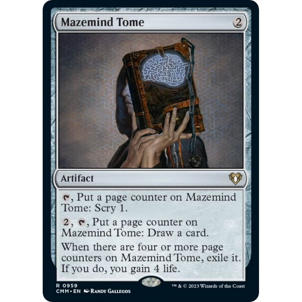 Image for Mazemind Tome (959) (CMM) - Magic: The Gathering