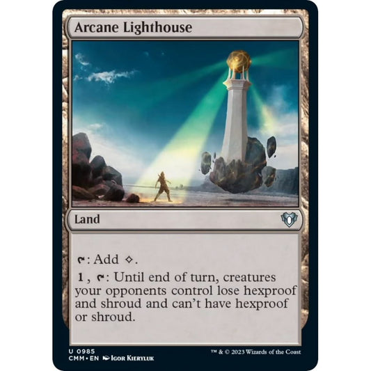 Image for Arcane Lighthouse (985) (CMM) - Magic: The Gathering