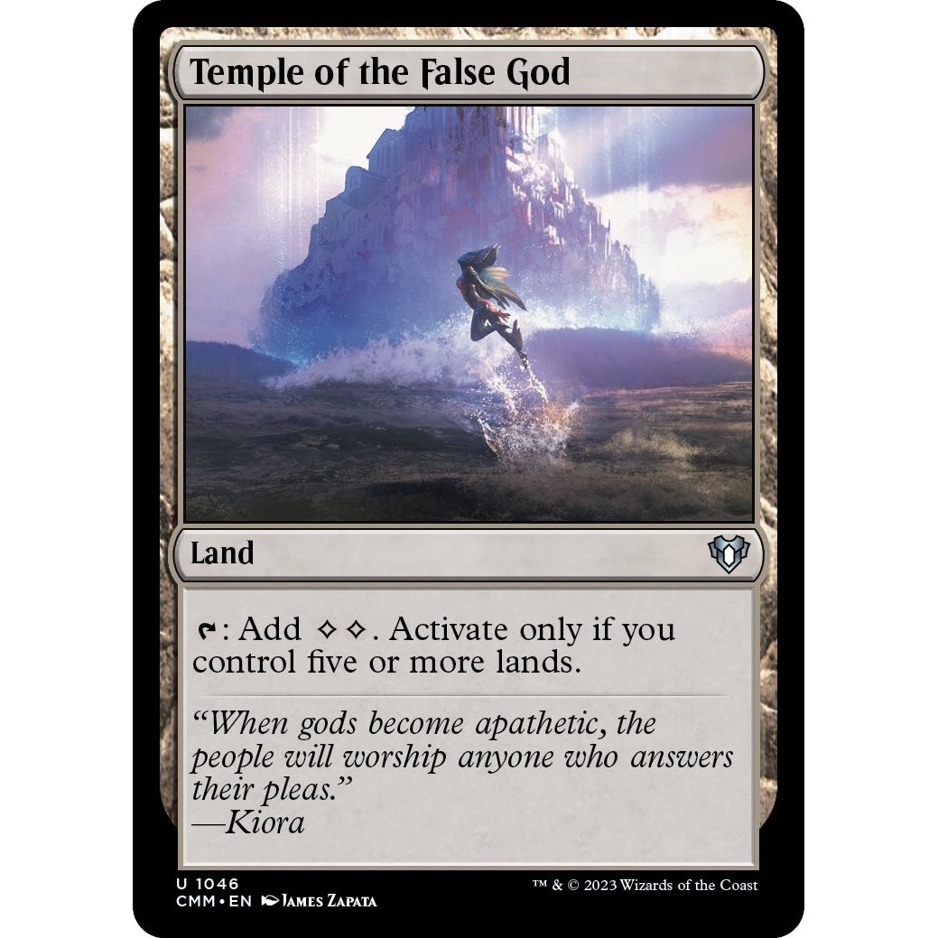 Image for Temple of the False God (1046) (CMM) - Magic: The Gathering