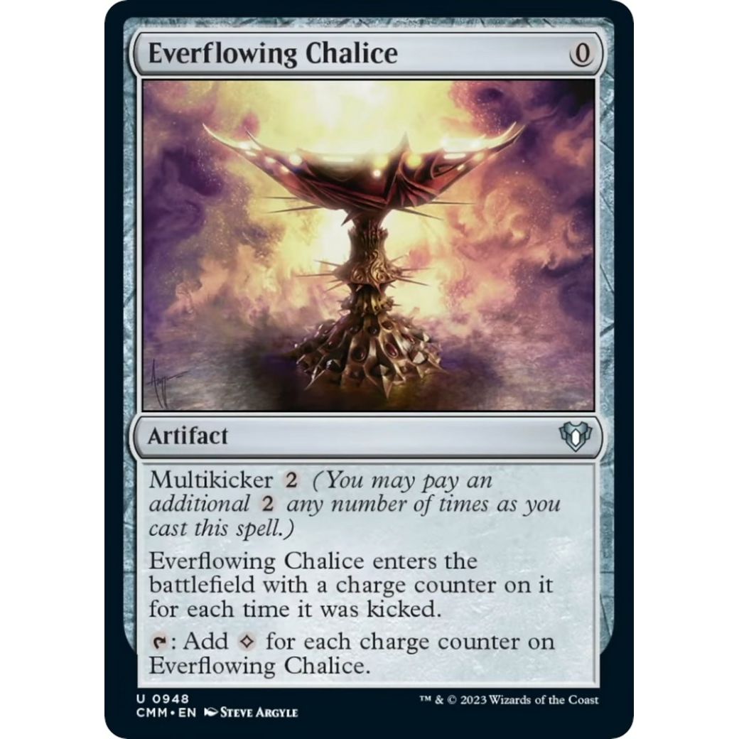 Image for Everflowing Chalice (948) (CMM) - Magic: The Gathering