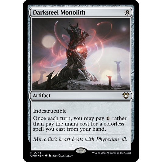Image for Darksteel Monolith (743) (CMM) - Magic: The Gathering