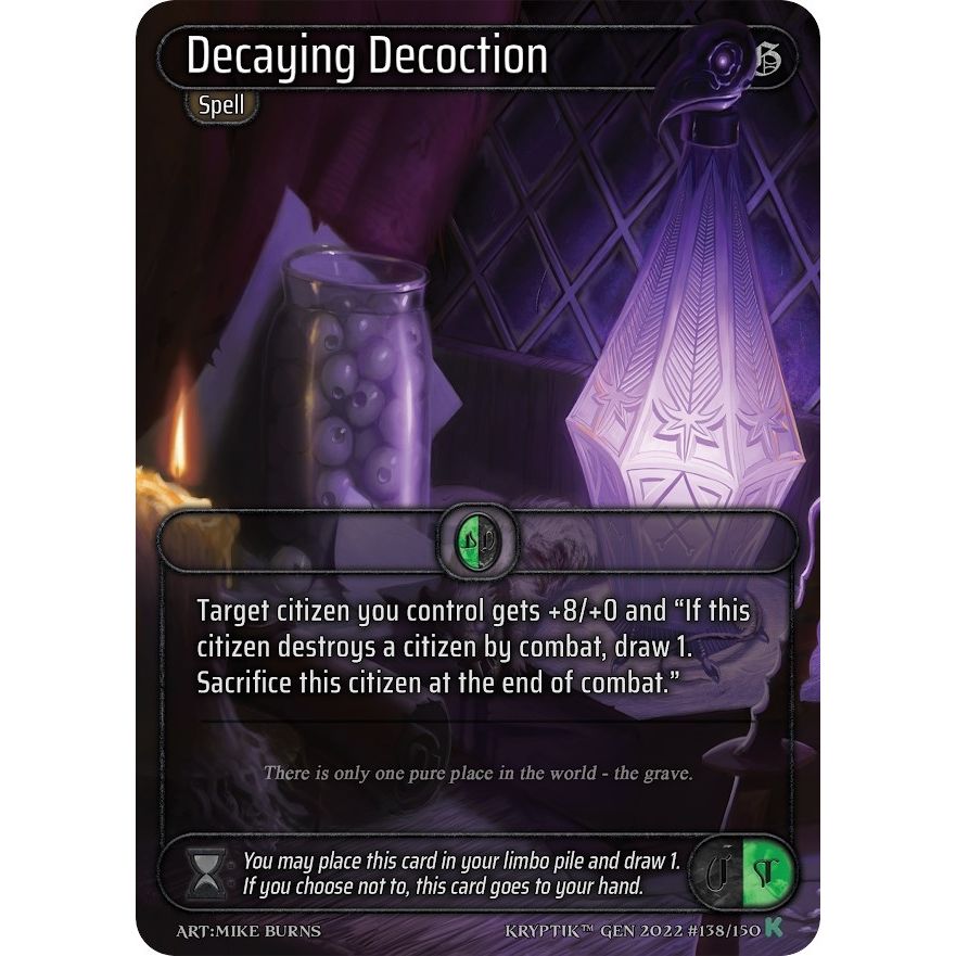 Image for Decaying Decoction (138) (KPT) - Kryptik TCG