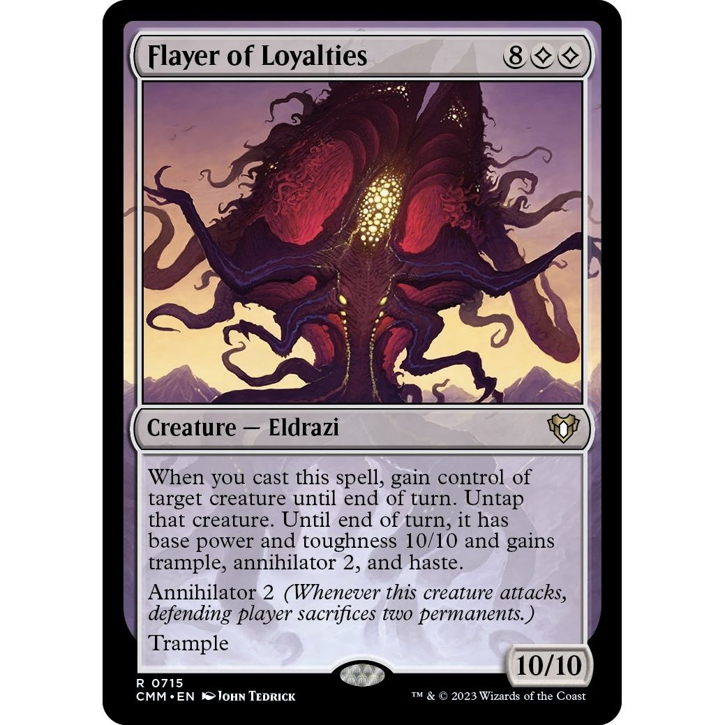 Image for Flayer of Loyalties (715) (CMM) - Magic: The Gathering