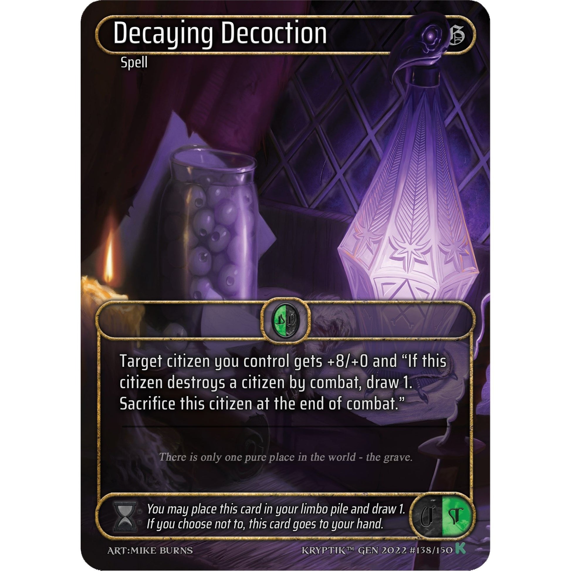 Image for Decaying Decoction (Box Topper) (138) (KPT) - Kryptik TCG