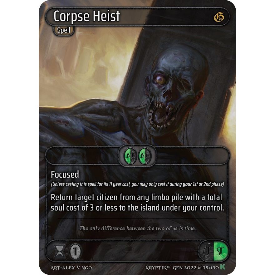 Image for Corpse Heist (139) (KPT) - Kryptik TCG