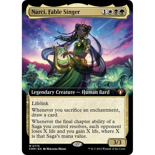 Image for Narci, Fable Singer (Extended Art) (775) (CMM) - Magic: The Gathering