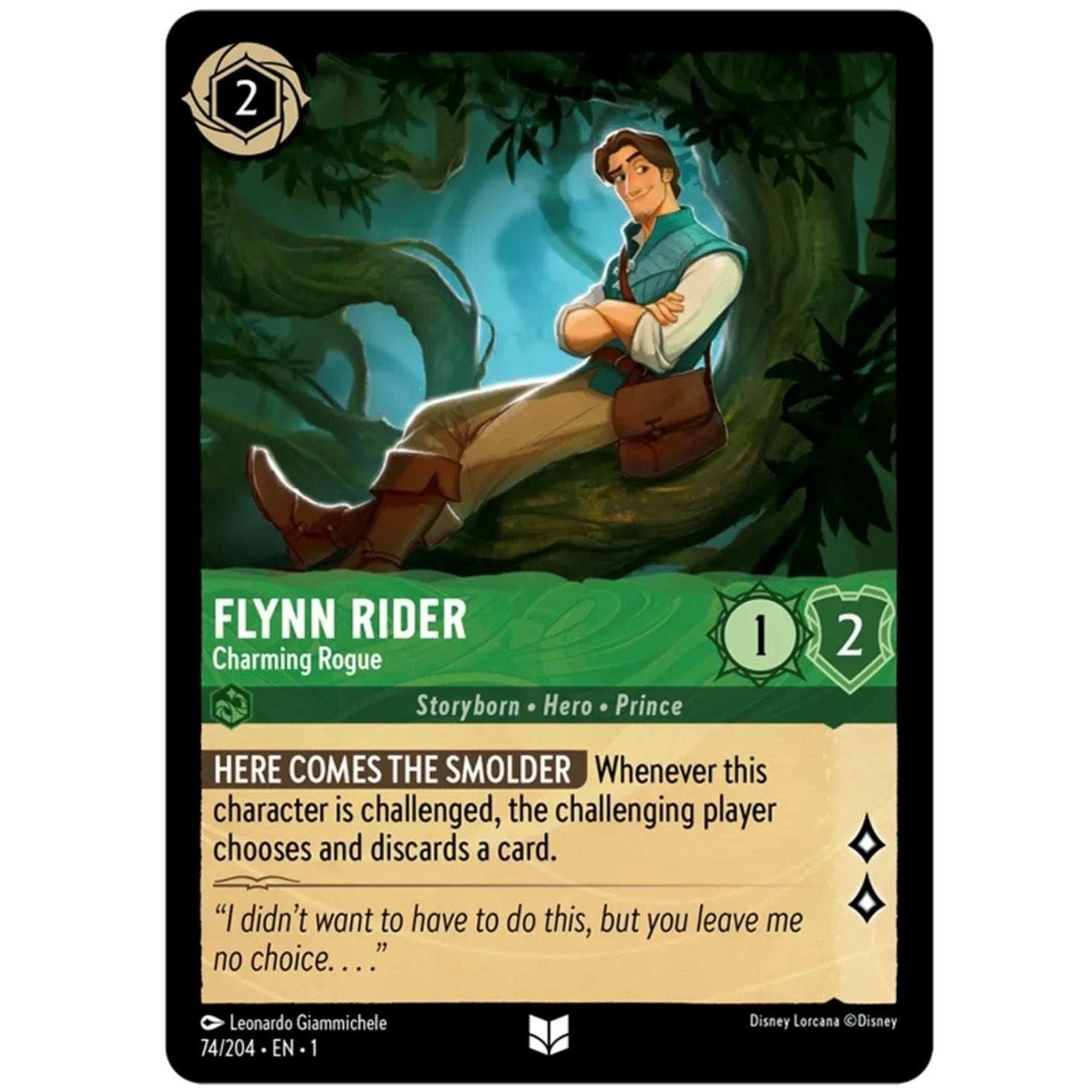 Image for Flynn Rider - Charming Rogue (74/204) (1) - Disney Lorcana