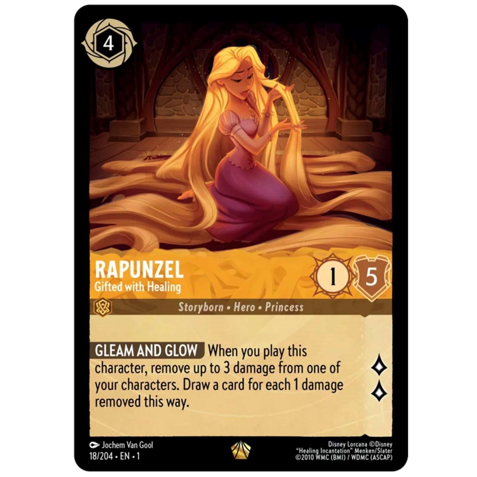Image for Rapunzel - Gifted with Healing (18/204) (1) - Disney Lorcana