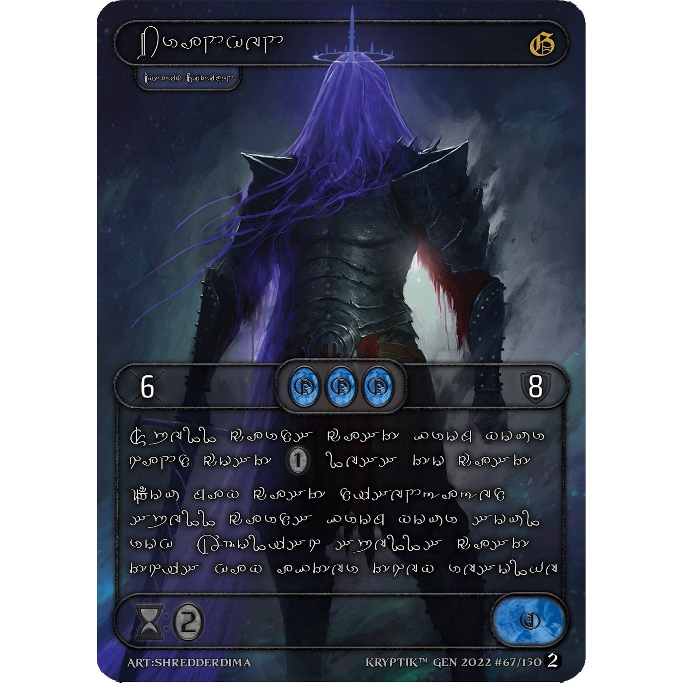 Image for Branwen (Silver Kryptik Language) (67) - Kryptik TCG
