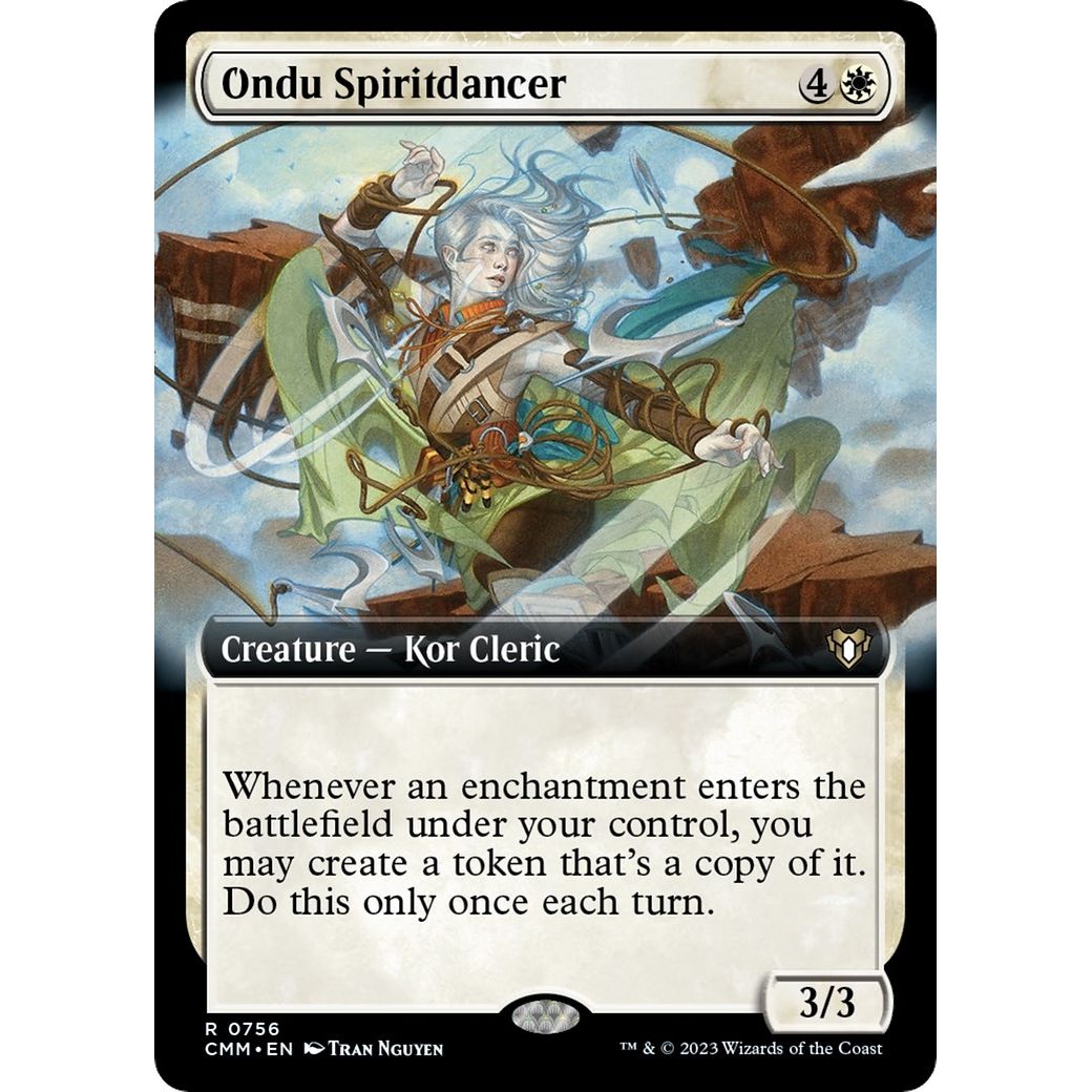 Image for Ondu Spiritdancer (Extended Art) (756) (CMM) - Magic: The Gathering