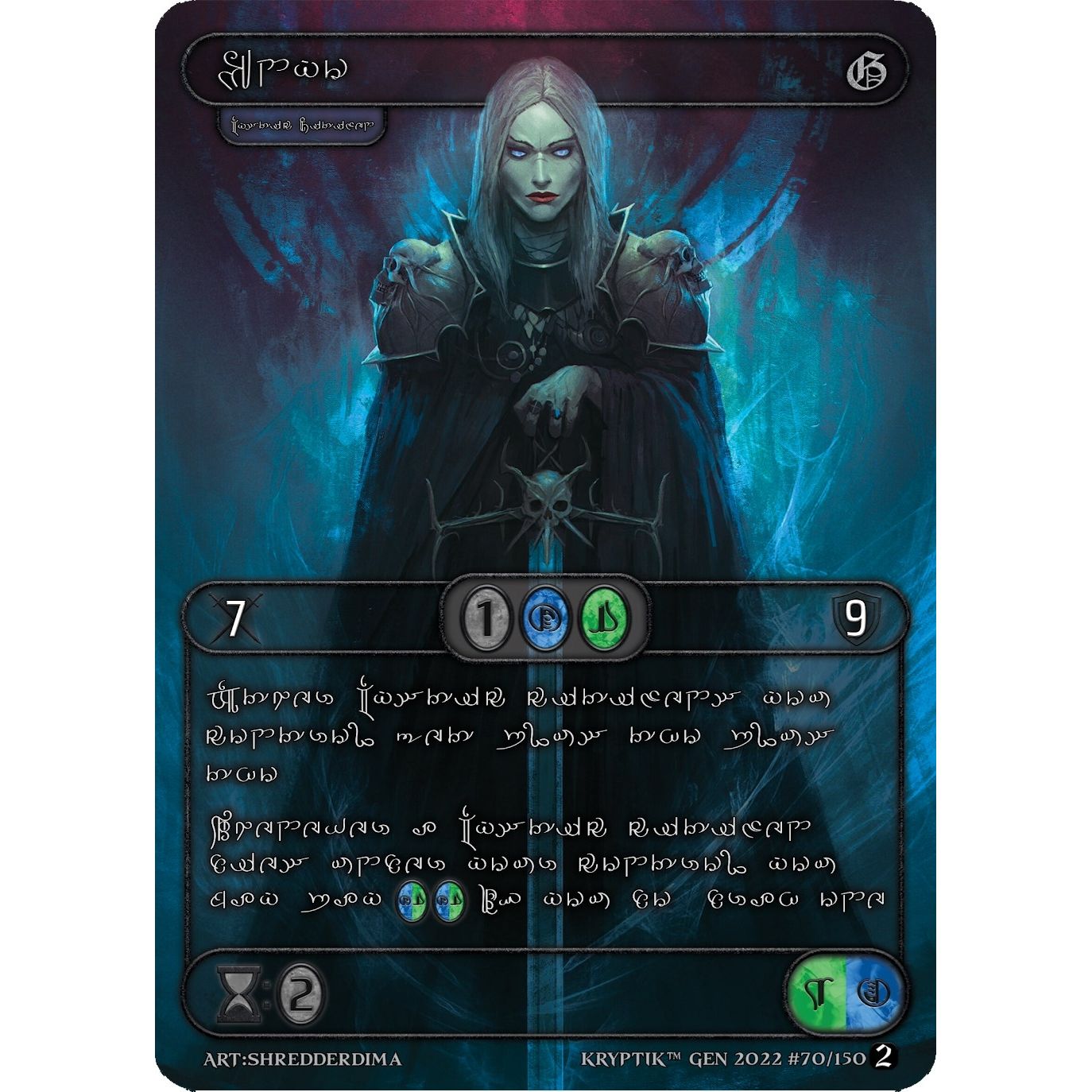 Image for Enyo (Silver Kryptik Language) (70) - Kryptik TCG