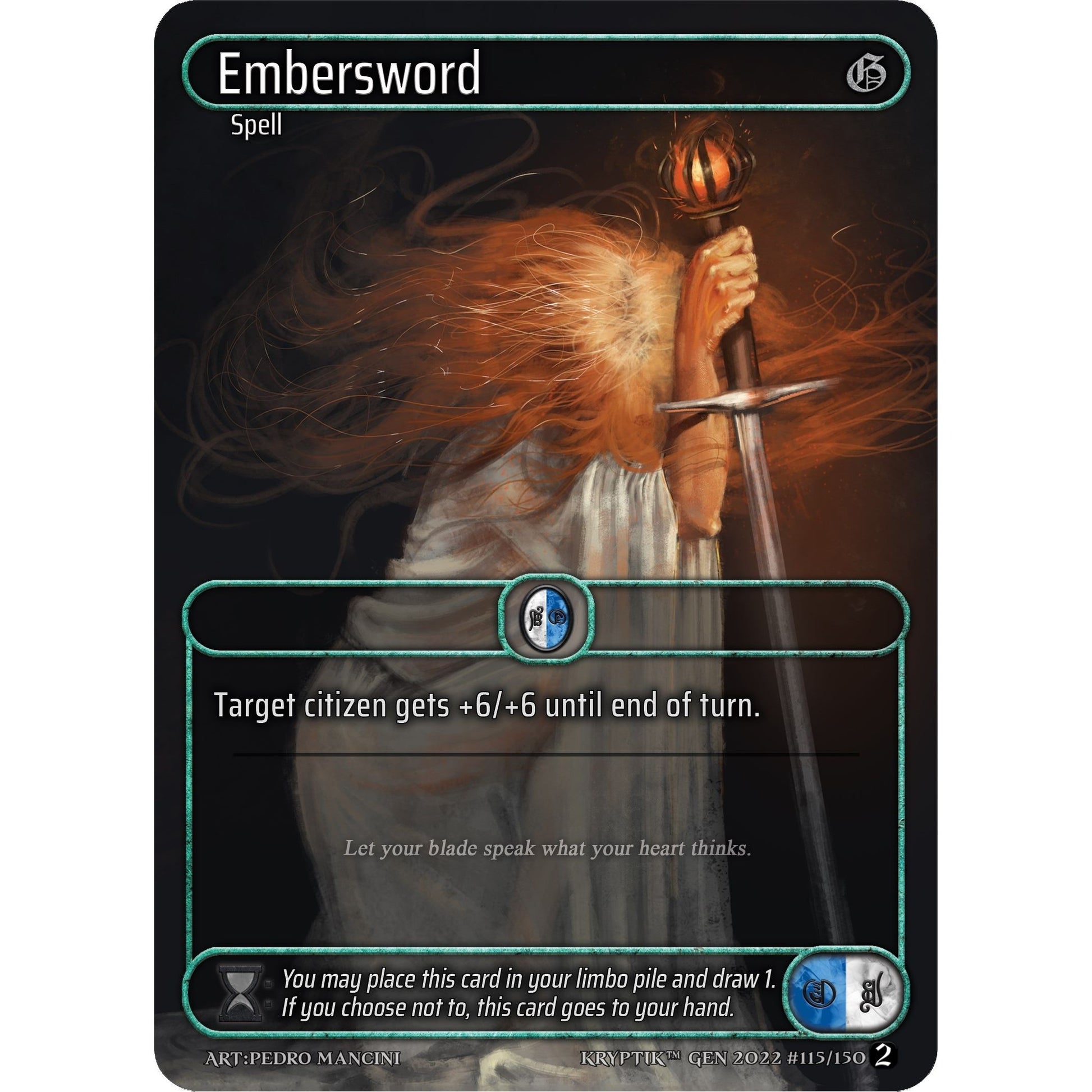 Image for Embersword (Box Topper) (115) - Kryptik TCG