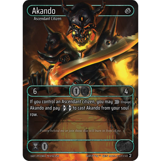 Image for Akando (Box Topper) (52) - Kryptik TCG