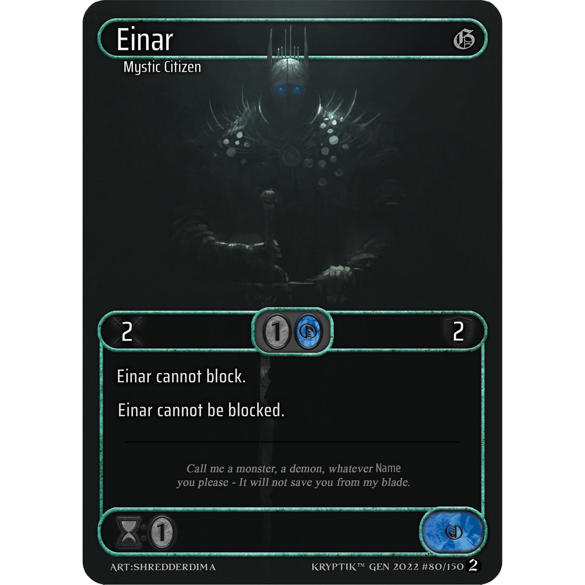 Image for Einar (Box Topper) (80) - Kryptik TCG