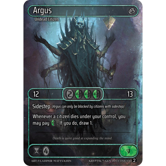 Image for Argus (Box Topper) (88) - Kryptik TCG