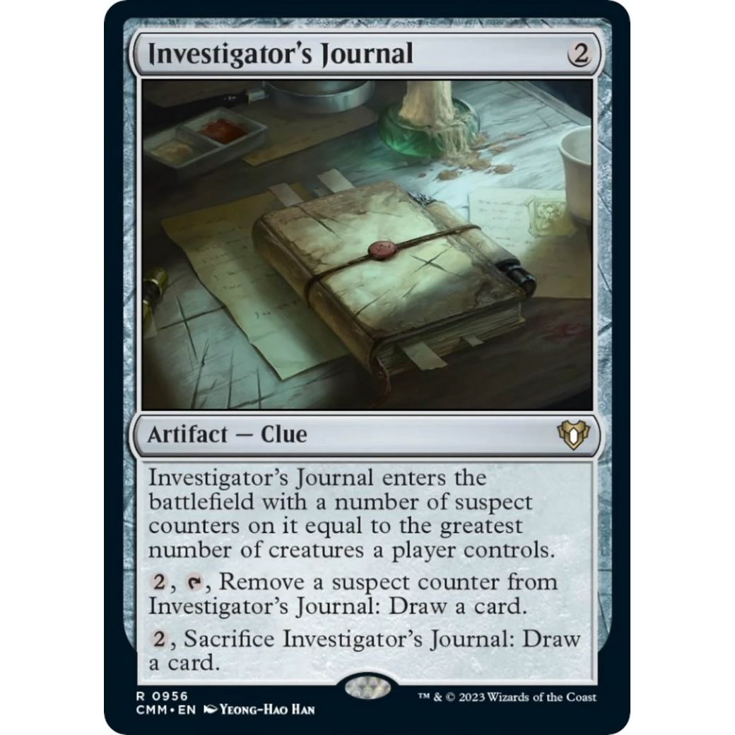 Image for Investigator's Journal (956) (CMM) - Magic: The Gathering