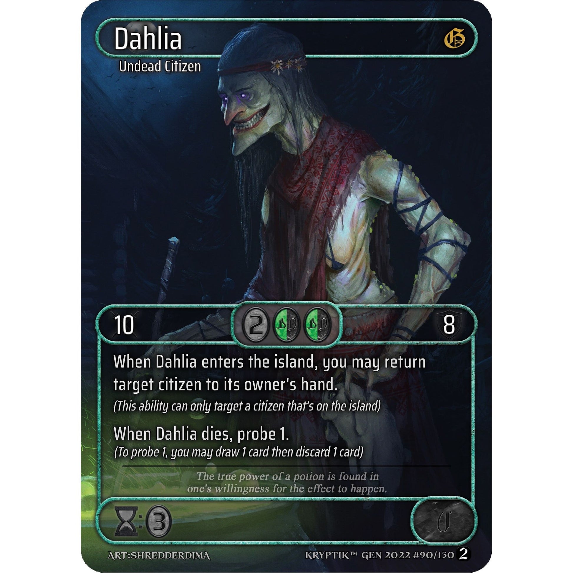 Image for Dahlia (Box Topper) (90) - Kryptik TCG