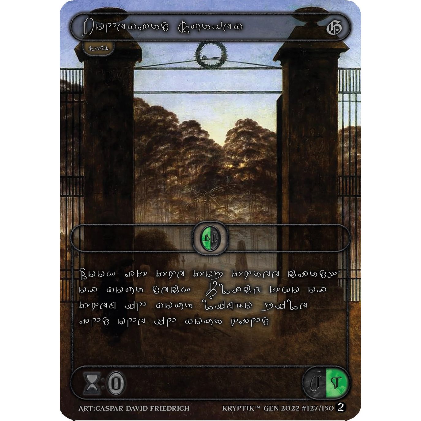 Image for Boneyard Survey (Silver Kryptik Language) (127) - Kryptik TCG