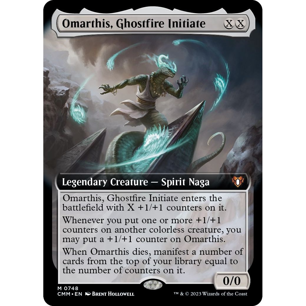Image for Omarthis, Ghostfire Initiate (Extended Art) (748) (CMM) - Magic: The Gathering