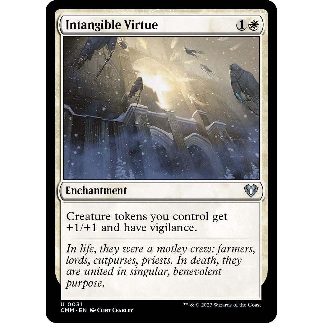 Image for Intangible Virtue (31) (CMM) - Magic: The Gathering