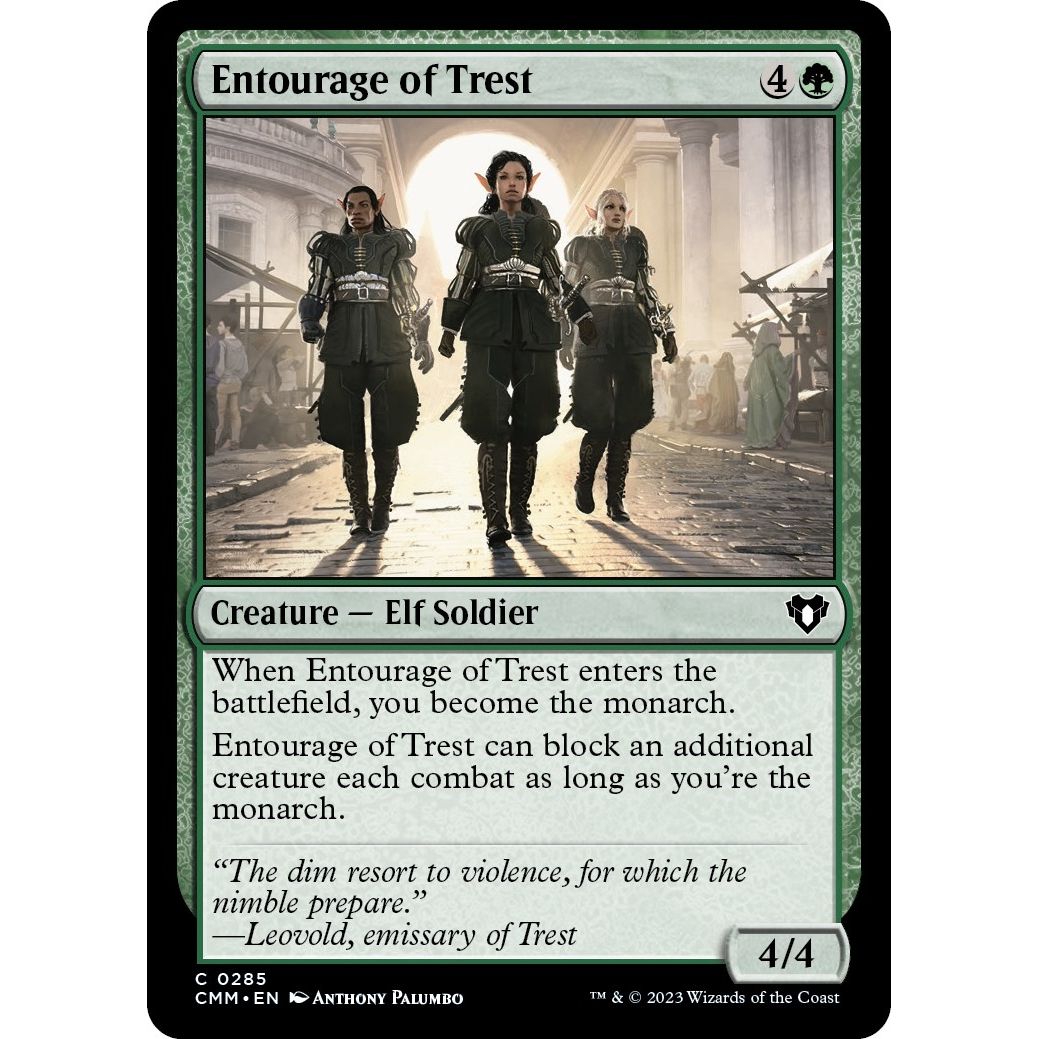 Image for Entourage of Trest (285) (CMM) - Magic: The Gathering