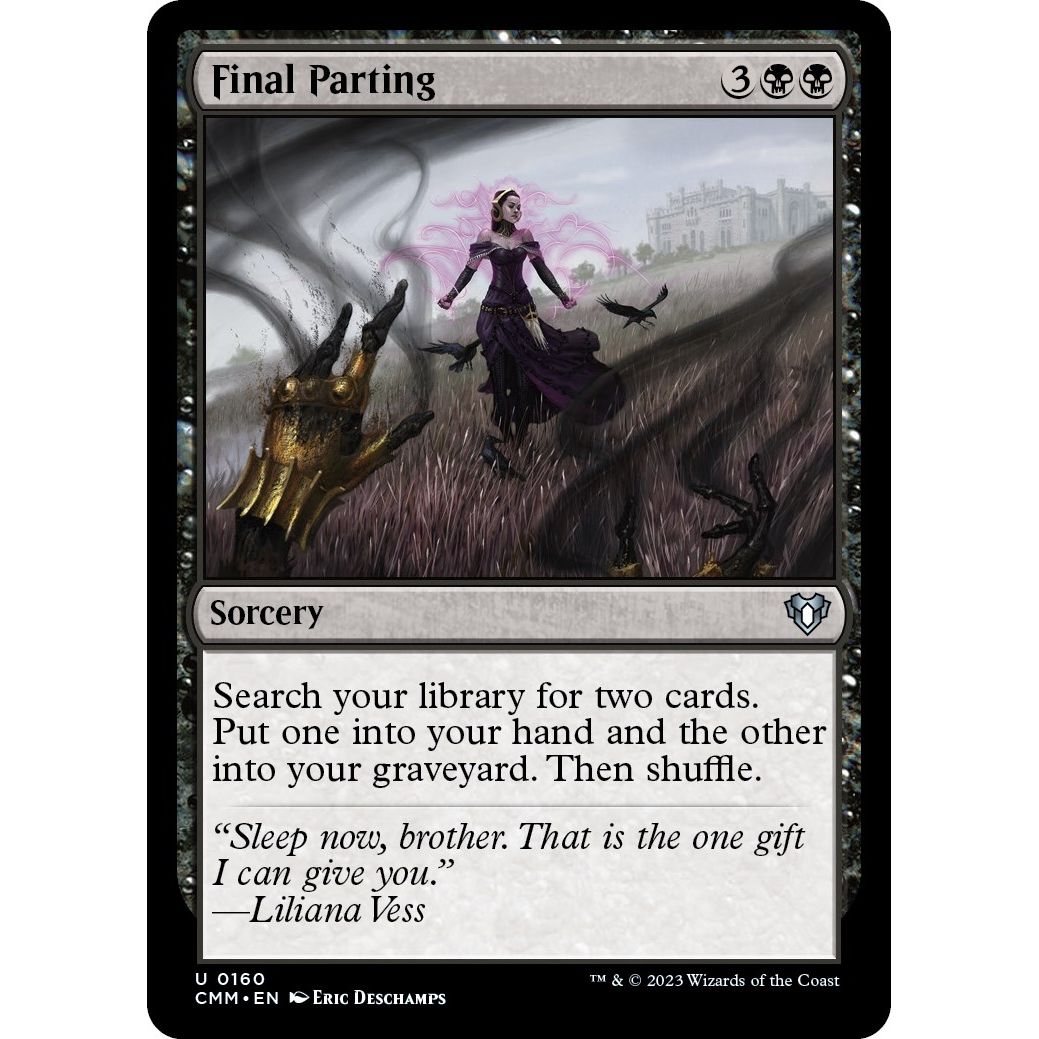 Image for Final Parting (160) (CMM) - Magic: The Gathering