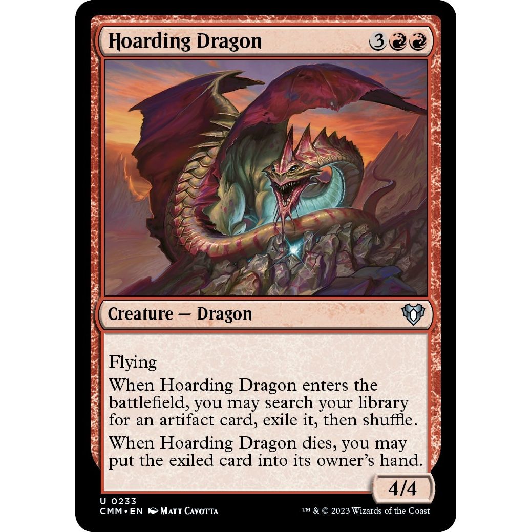 Image for Hoarding Dragon (233) (CMM) - Magic: The Gathering
